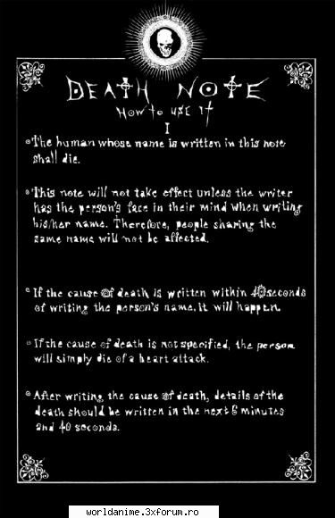 ati face daca ati avea death note cred asi folosio doar cazuri adica atunci cand chiar mai suport