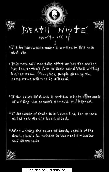 ati face daca ati avea death note a-si ucide toti oameni rai tera &nbsp; daca-s avea carnetul death