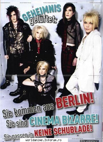 Cinema Bizarre - Kagome - Music