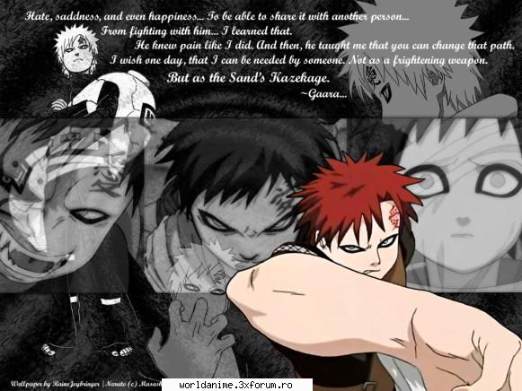 Gaara - Anko Hatake - Naruto