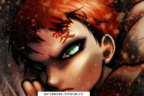 Gaara - WoW .. faine poze.... si mie mi se pare foarte - Naruto