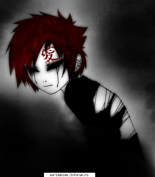 Gaara - o da... acum m'am trezit si yo : am cam dormit in - Naruto