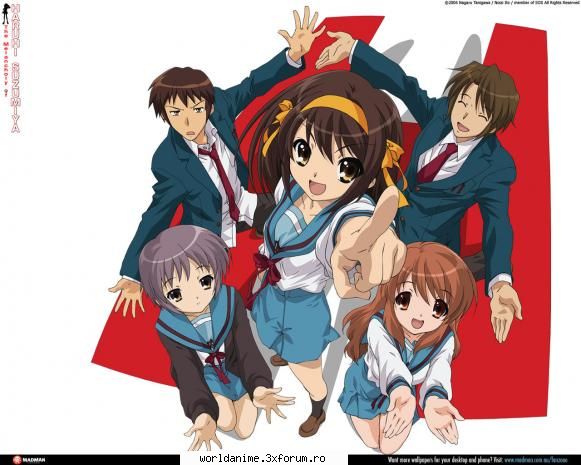 Haruhi Suzumya - imi place mult animeul - The Melancholy of Haruhi Suzumiya