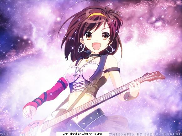 Haruhi Suzumya - asta o am pe desktop - The Melancholy of Haruhi Suzumiya
