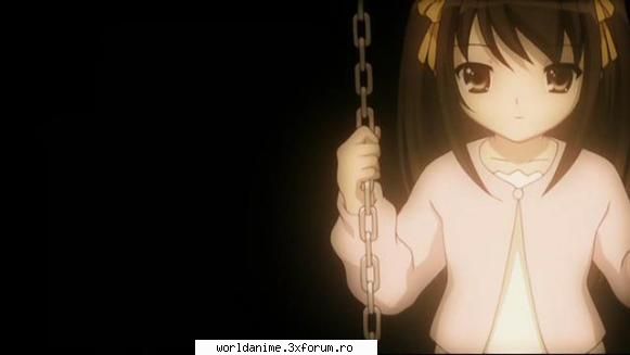Haruhi Suzumya - hm..cum sta asa mica si singura pe hinta imi - The Melancholy of Haruhi Suzumiya