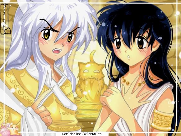 Inuyasha y Kagome - D ce misto ii poza asta :D - Inuyasha