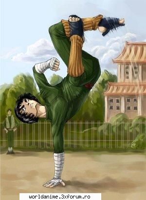 Lee - e cam disperat sa invete noi tehnici si e si - Naruto