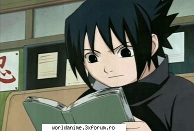 ____NarutO_O___=>KiDs____ - sasuke...kand citea ce note are park....aja era - Naruto