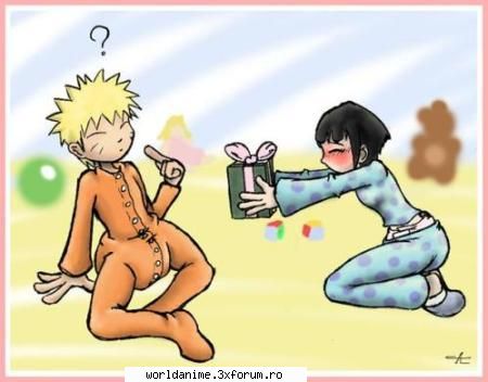 ____NarutO_O___=>KiDs____ - hinata y naruto ( ce funny e poza ) - Naruto