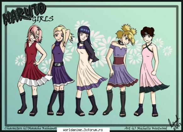 Naruto Girls - shadowcat - Naruto