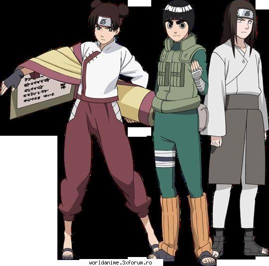 Naruto Shippuden - Ten Ten-Lee - Neji - Naruto