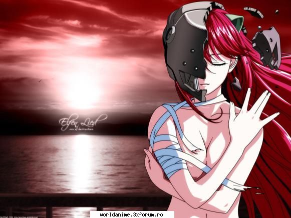 Personajul preferat - e nana sau mai bine "fetita tatii" imi place k e - Elfen lied
