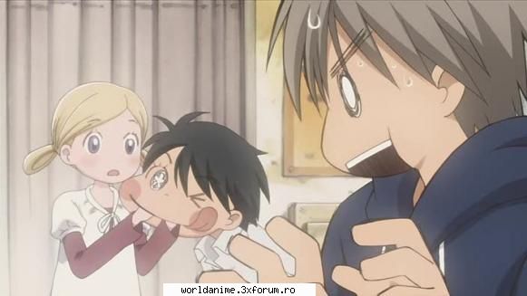 Poze..^_^ - A funny scene whit Hagu , Morita and Takemoto - Honey and Clover