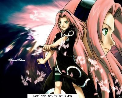 Sakura - da...asta asa e ....ka se zvoneste peste tot - Naruto