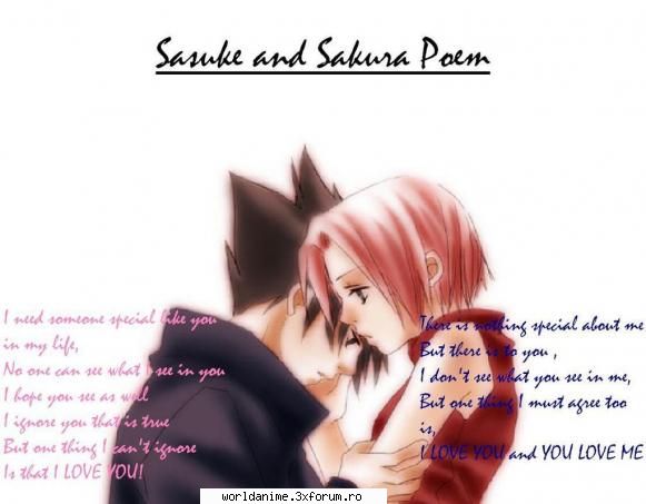Sakura and Sasuke.....Forever - shadowcat - Naruto