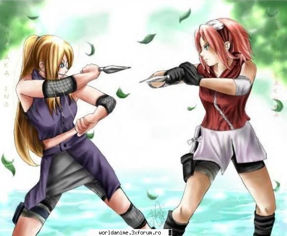 Sakura vs. Ino - ce TARE e poza asta - Naruto