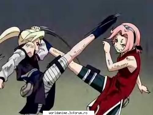 Sakura vs. Ino - cred ko aleg pe sakura - Naruto