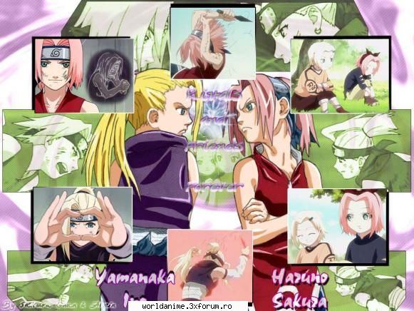Sakura vs. Ino - eu o aleg pe saukra dar am sa pun o poza ku - Naruto