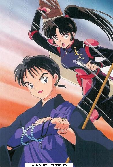 Sango y Miroku - Kagome - Inuyasha