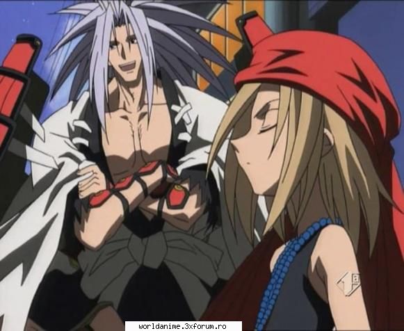 Shaman King - Amidamaru & Anna - Shaman King