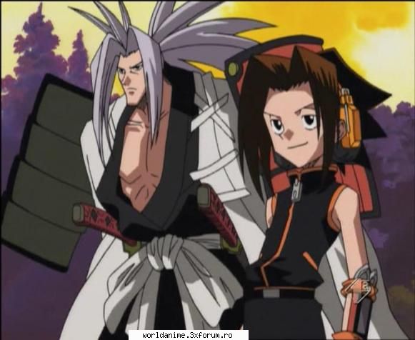 Shaman King - Amidamaru & Yoh - Shaman King