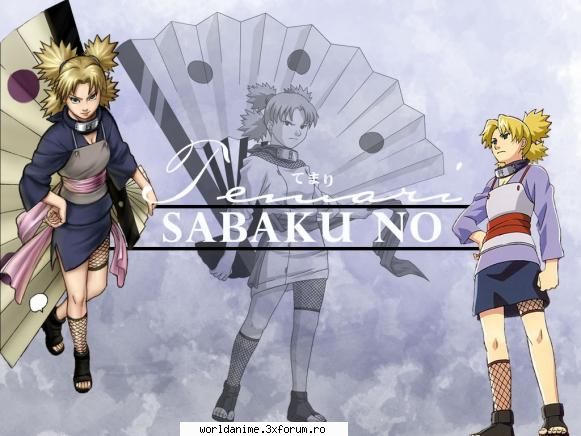 Temari - hy mam intors k'poze noi - Naruto
