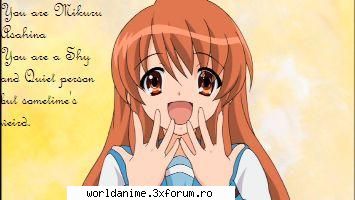 Test - Mi-a picat....habar n-am cum o cheama - The Melancholy of Haruhi Suzumiya