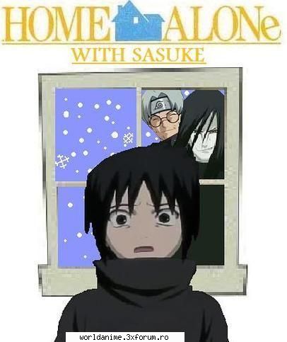 cele mai funny poze - Singur acasa cu Sasuke...Prea tare...Cumatica nu - Naruto
