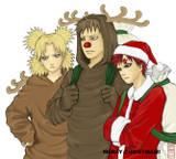 cele mai funny poze - Santa gaara si ajutoarele sale - Naruto