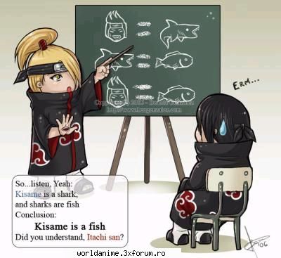 cele mai funny poze - deci"copii"..asta e MAREA teorie..Kisame=Fish - Naruto